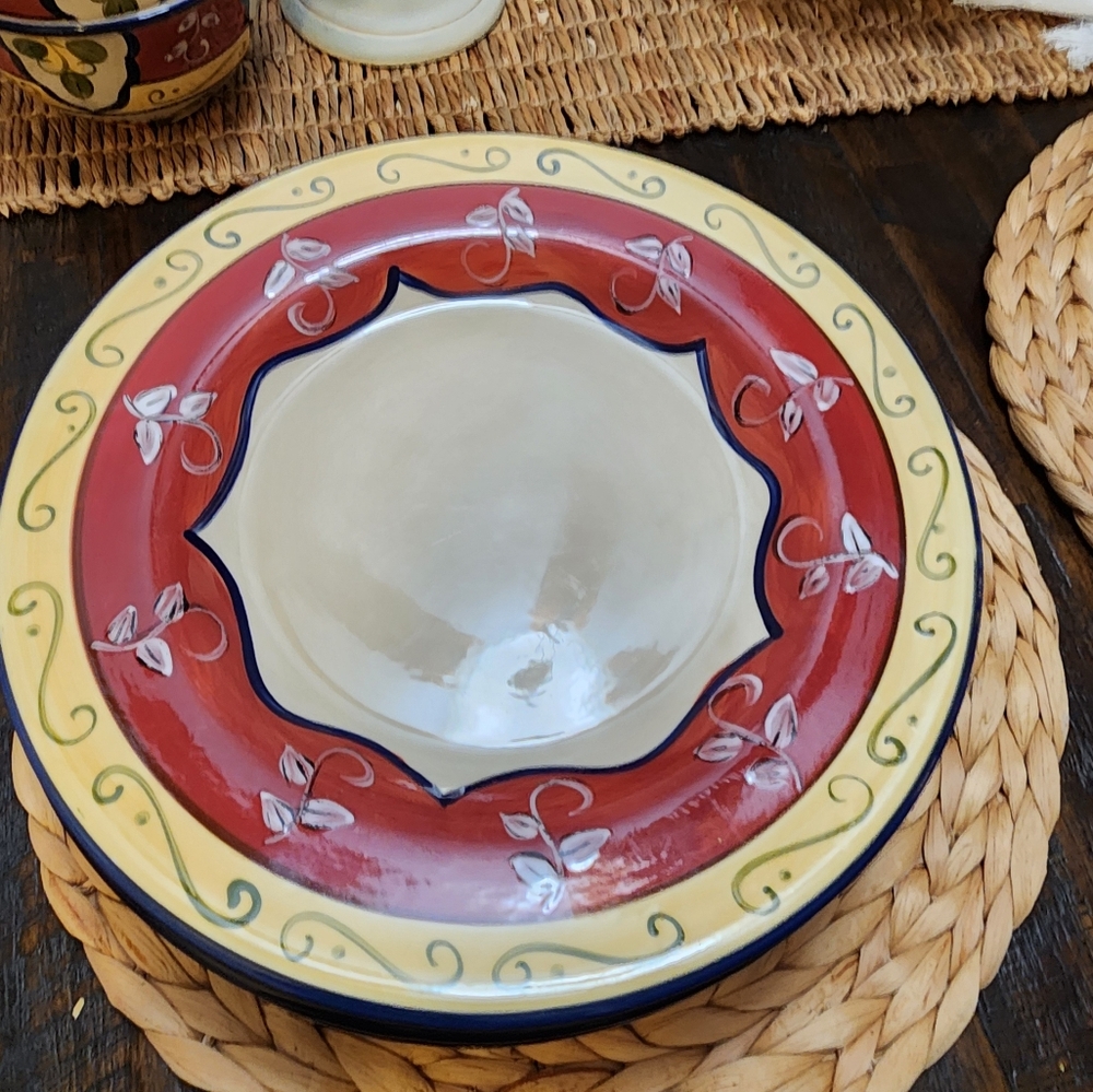 Pier 1 Vallarta dinner plates set of 4